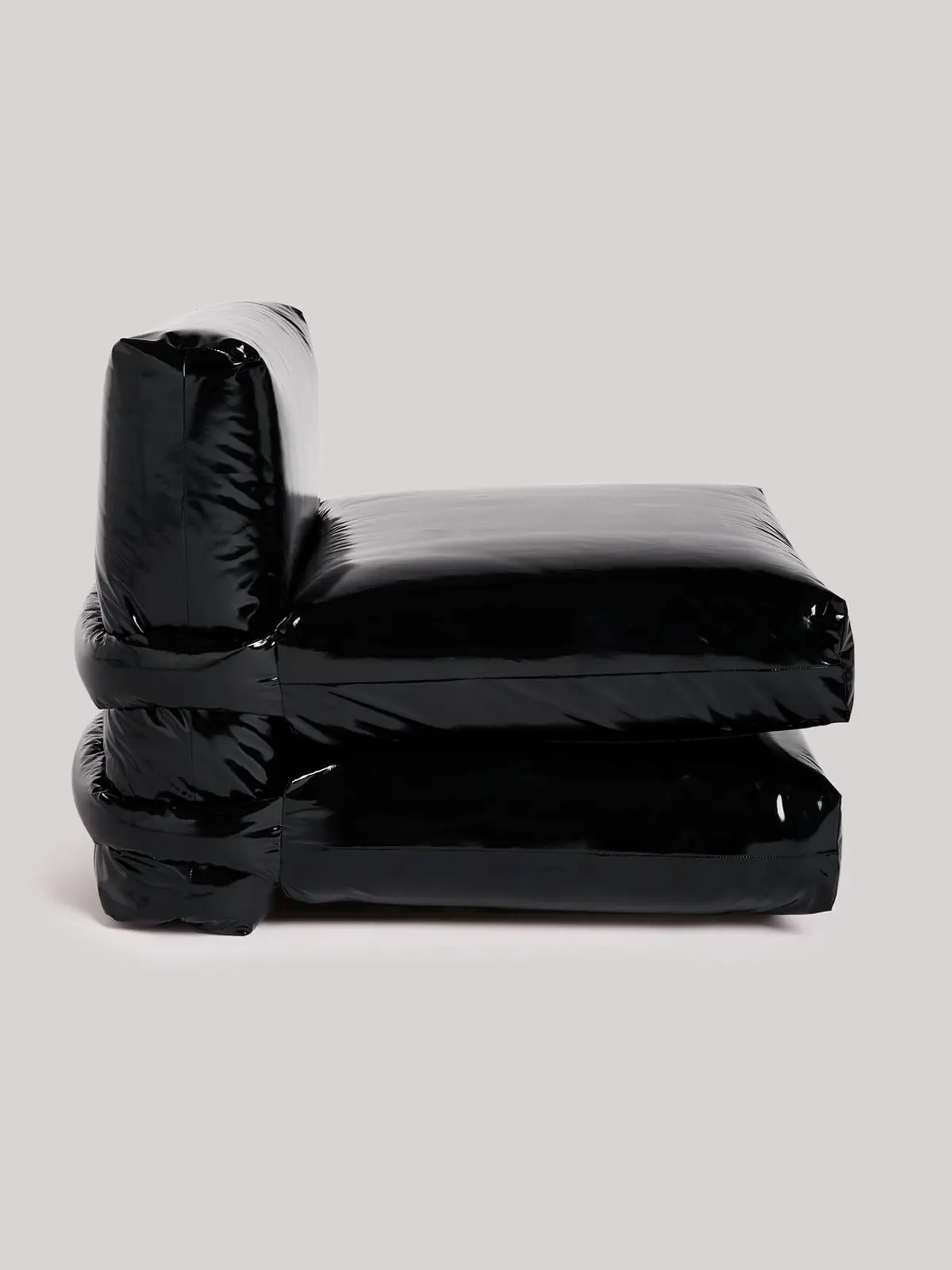 KASSL EDITIONS Furniture 1 Seater Lacquer Black Lacquer Black Lacquer Black D